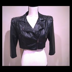 Bebe cropped jacket